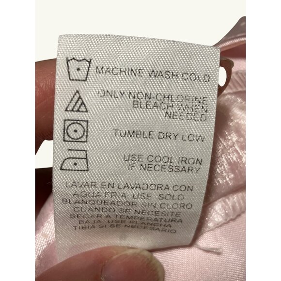 Girls' Pink Dress Size 6 With Overlay & Ribbon for Play - Picture 10 of 10